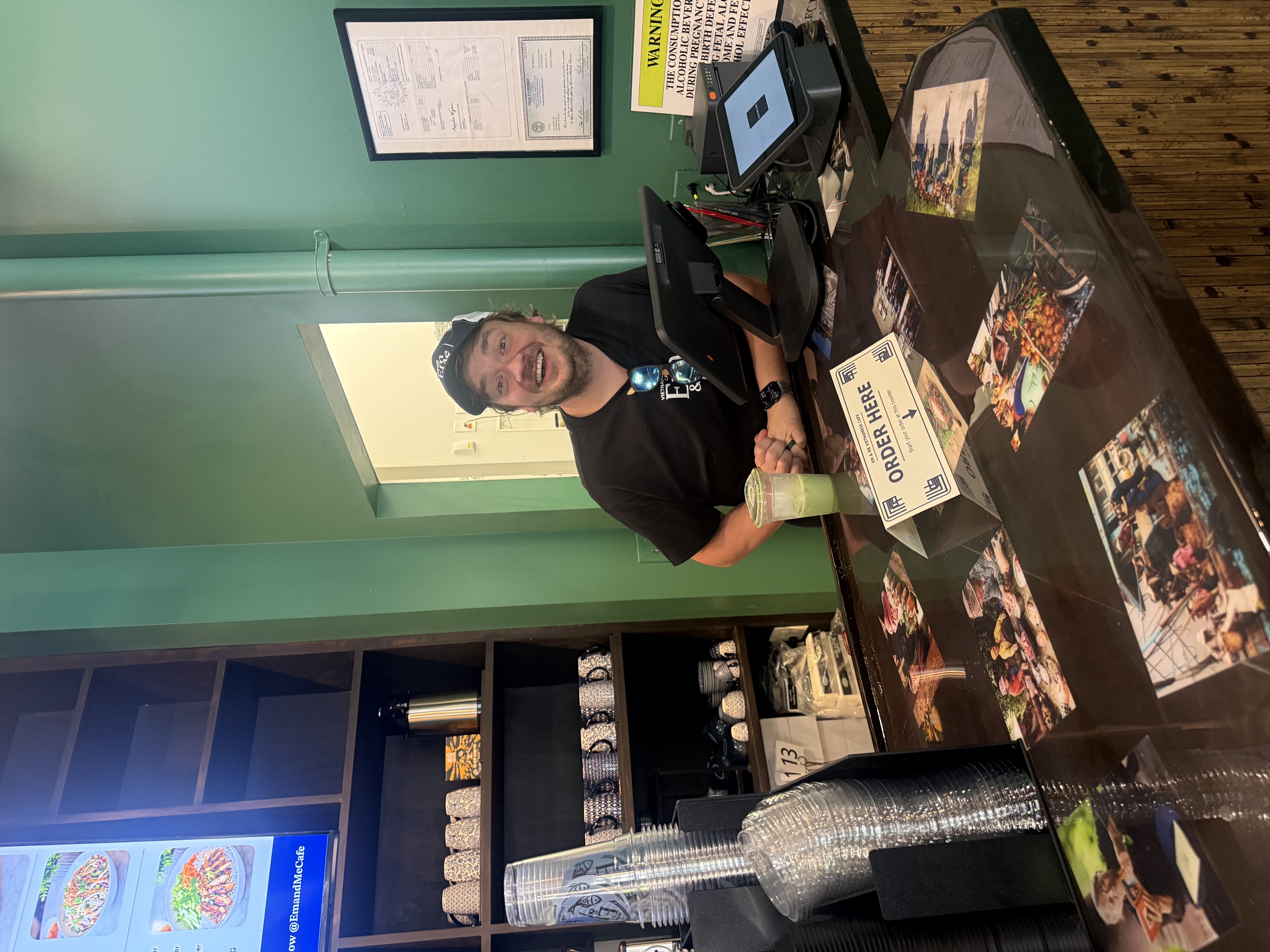 Order at the counter